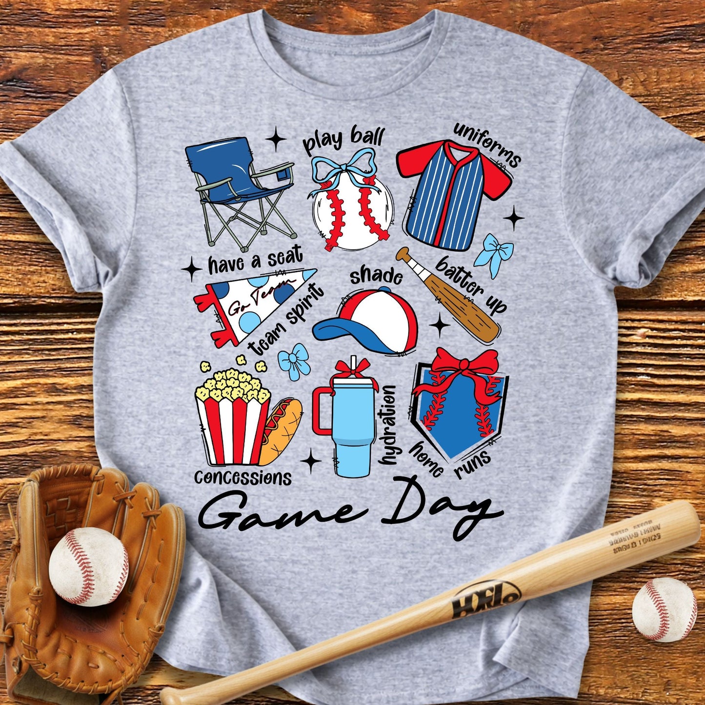 Baseball Game Day T-Shirt - HomeRun PrintsT-Shirt
