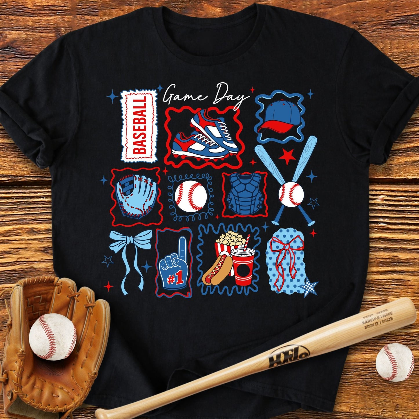 Baseball Game Day T-shirt - HomeRun PrintsT-Shirt