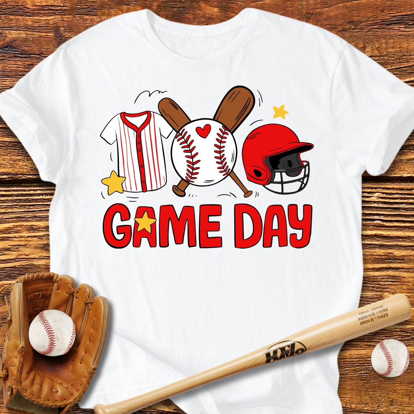 Baseball Game Day T-Shirt - HomeRun PrintsT-Shirt