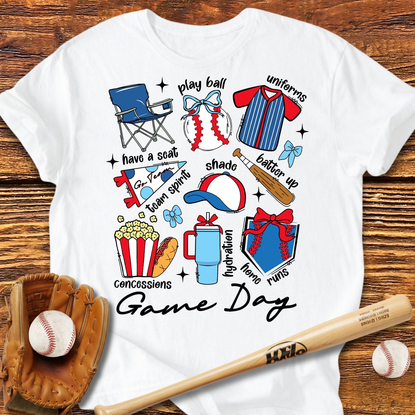 Baseball Game Day T-Shirt - HomeRun PrintsT-Shirt
