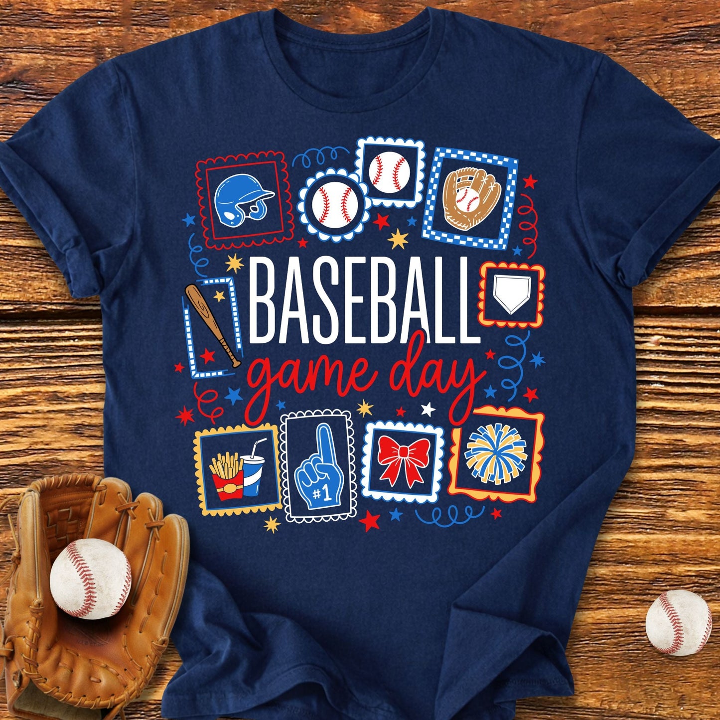 Baseball Game Day T-Shirt - HomeRun PrintsT-Shirt