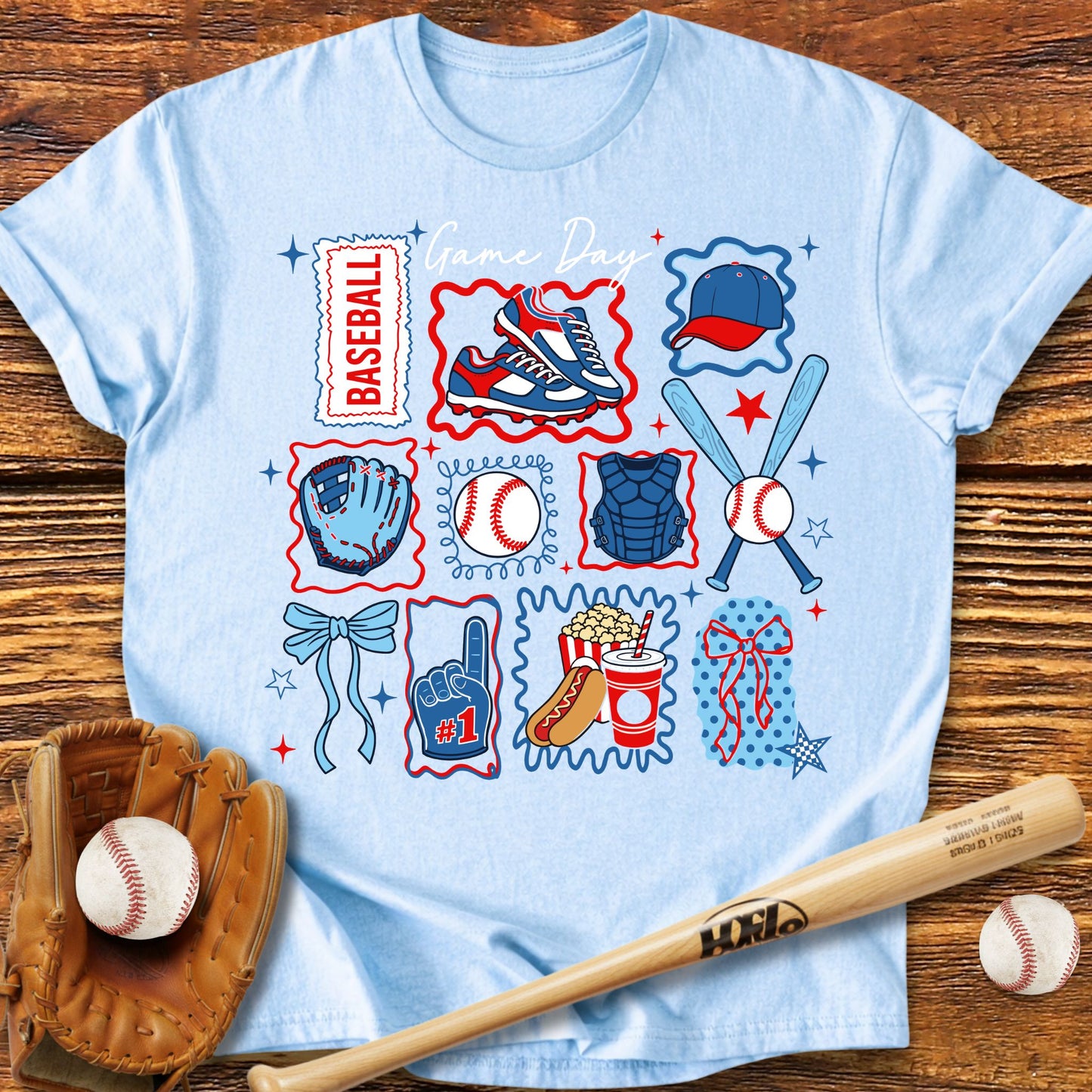 Baseball Game Day T-shirt - HomeRun PrintsT-Shirt