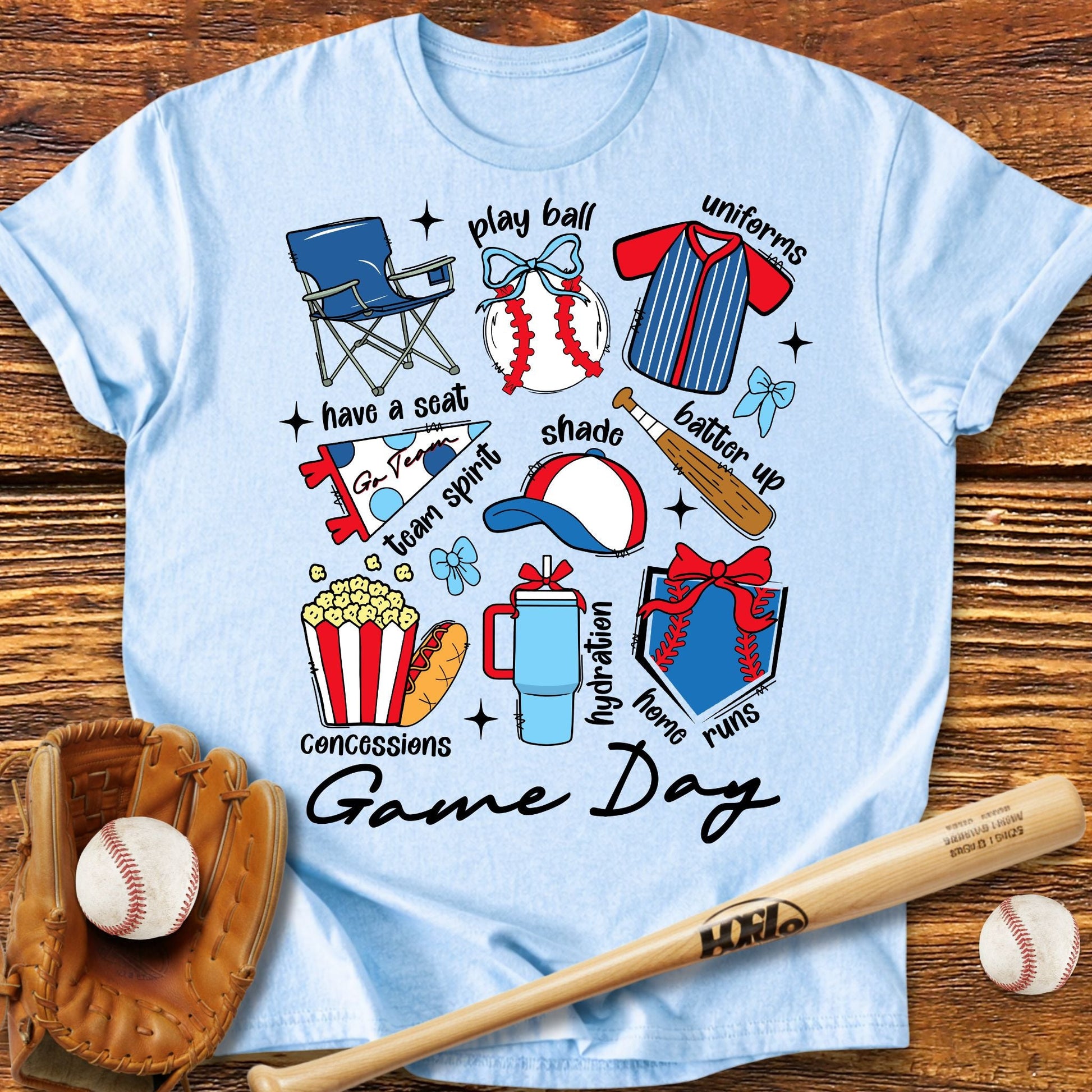 Baseball Game Day T-Shirt - HomeRun PrintsT-Shirt