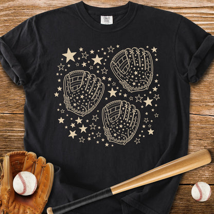 Baseball Gloves Stars - HomeRun PrintsComfort Colors