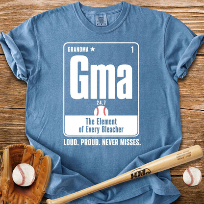 Baseball Grandma Element T-Shirt - HomeRun PrintsComfort Colors