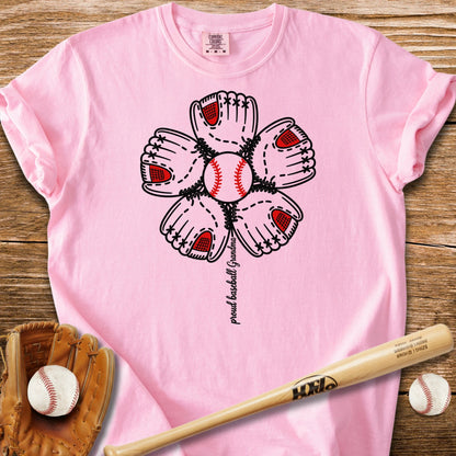 Baseball Grandma Flower - HomeRun PrintsComfort Colors