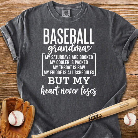 Baseball Grandma Heart - HomeRun PrintsComfort Colors
