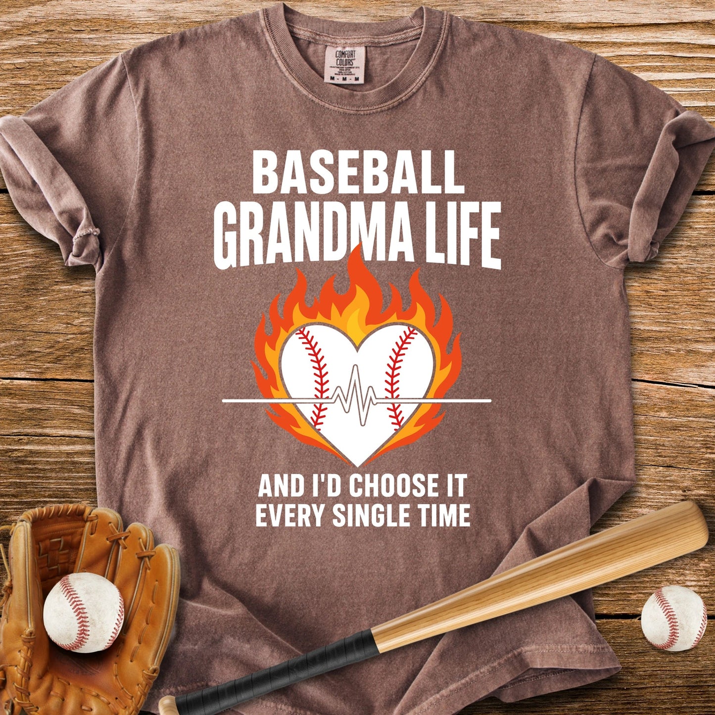 Baseball Grandma Life - HomeRun PrintsComfort Colors