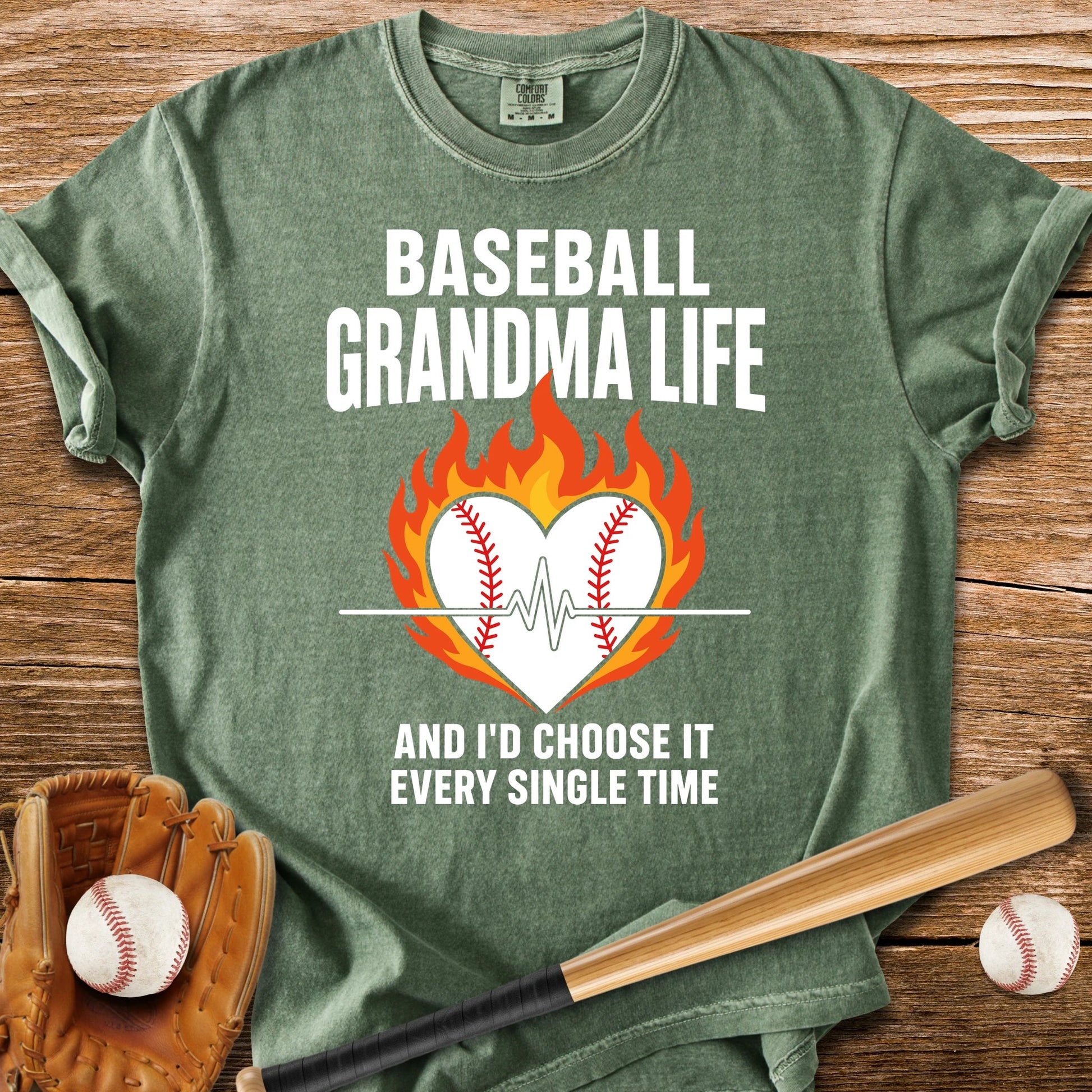 Baseball Grandma Life - HomeRun PrintsComfort Colors