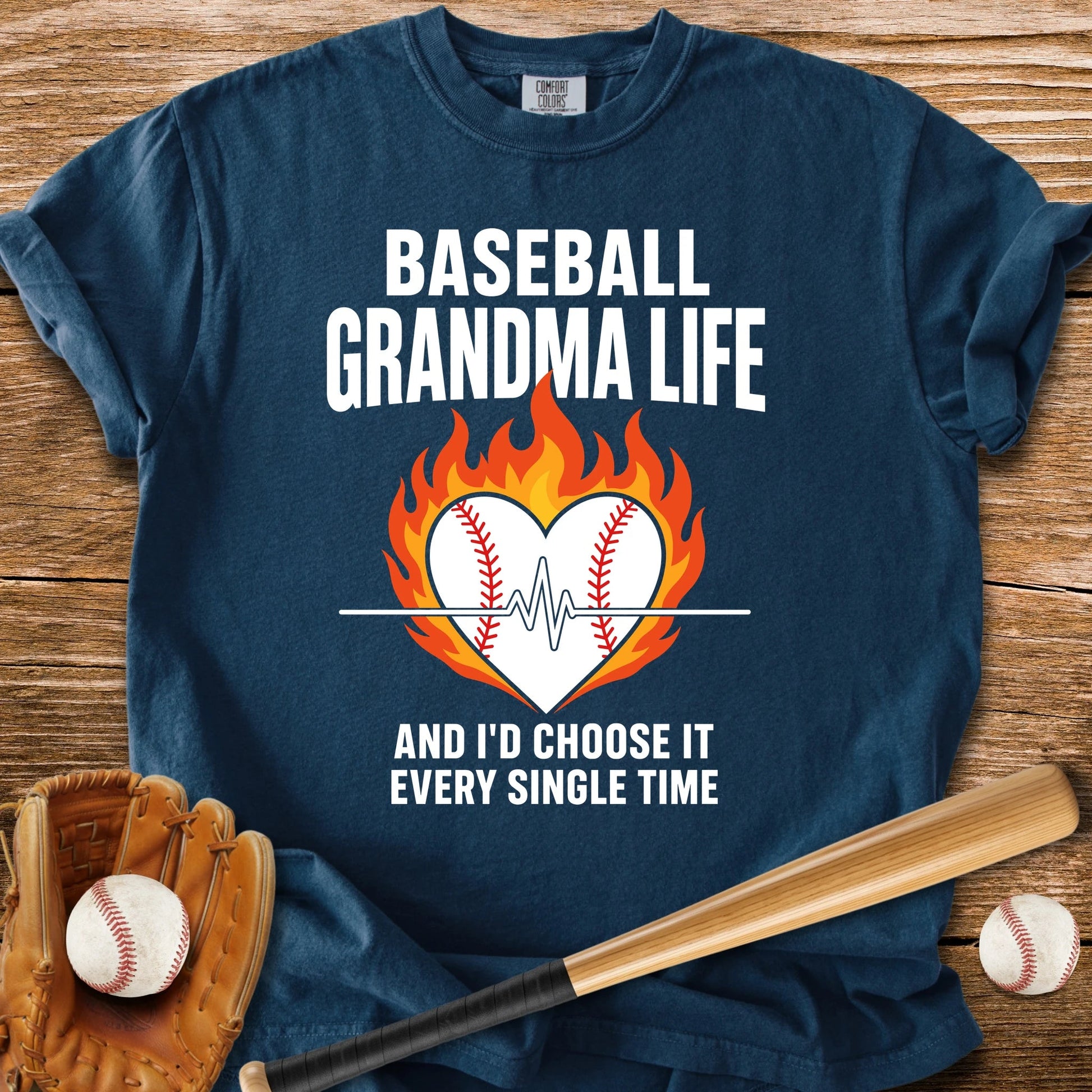 Baseball Grandma Life - HomeRun PrintsComfort Colors