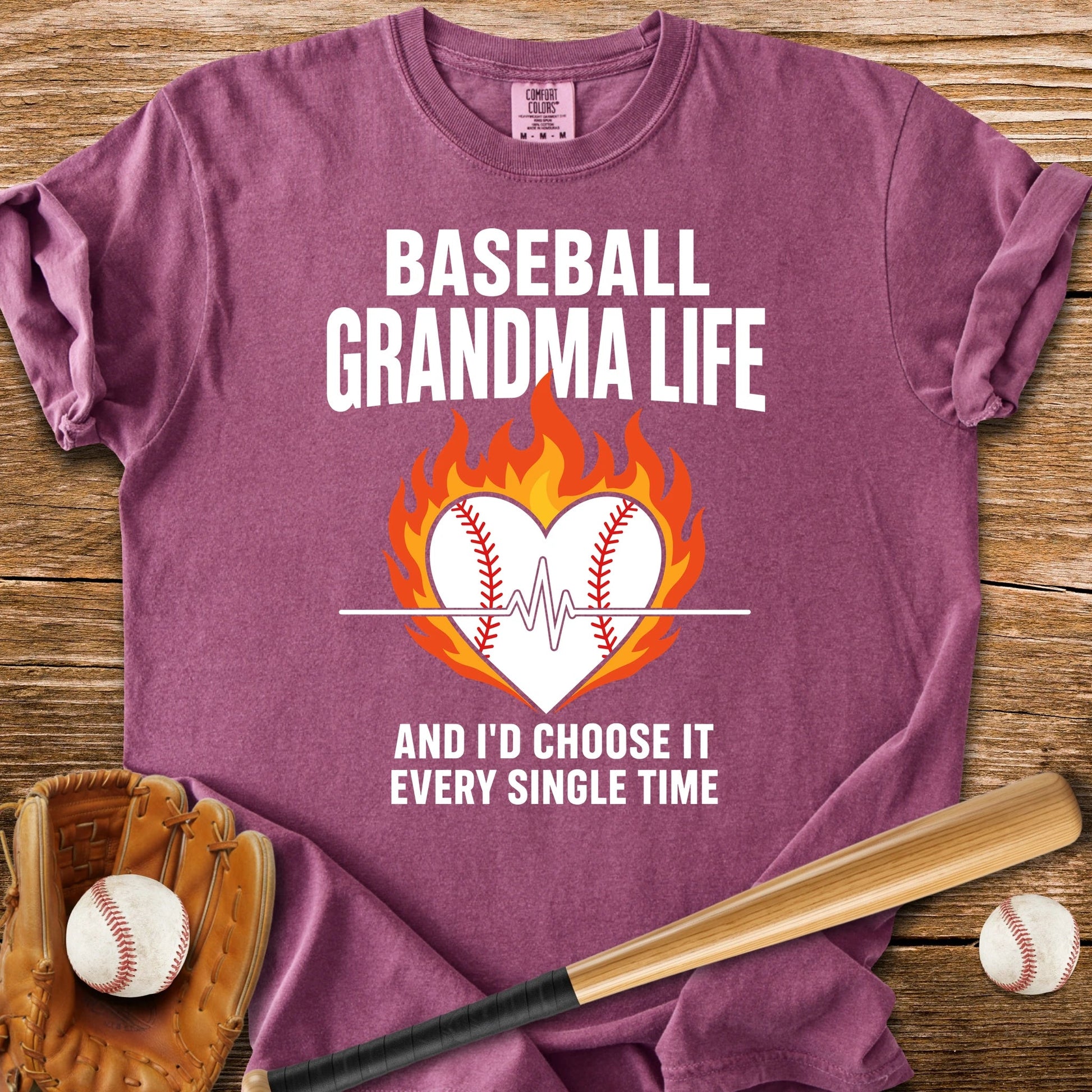 Baseball Grandma Life - HomeRun PrintsComfort Colors