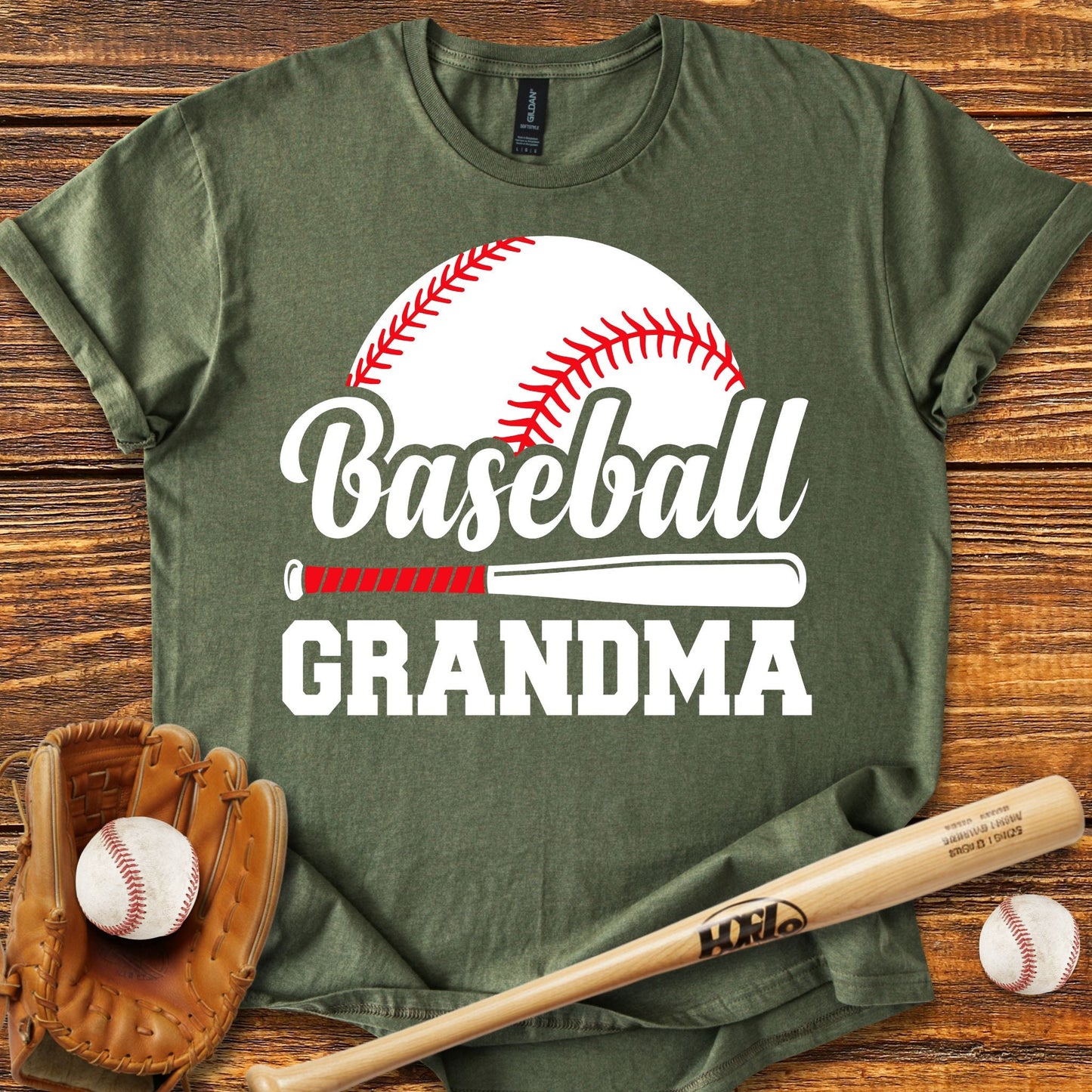 Baseball Grandma T-shirt - HomeRun PrintsT-Shirt