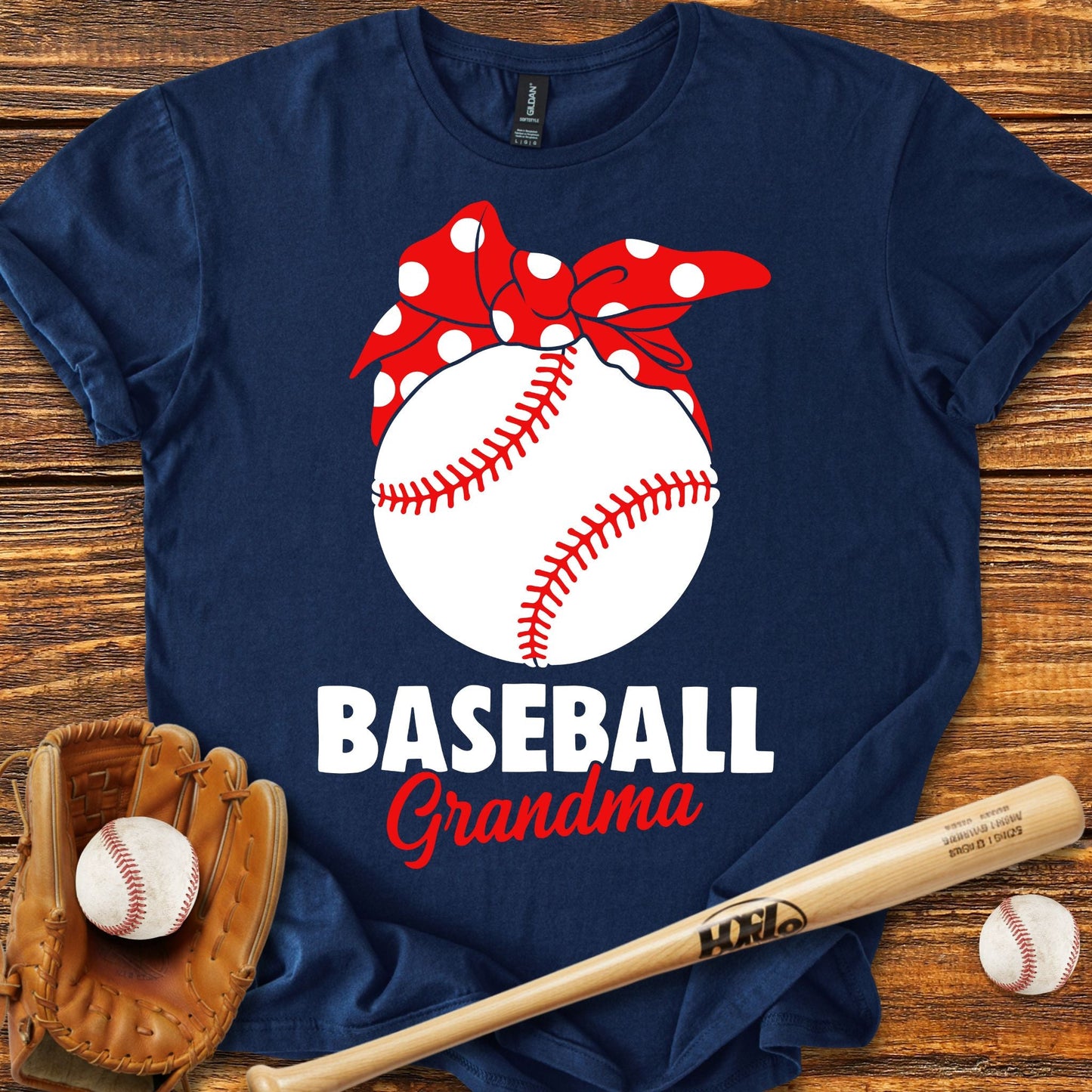 Baseball Grandma T-shirt - HomeRun PrintsT-Shirt