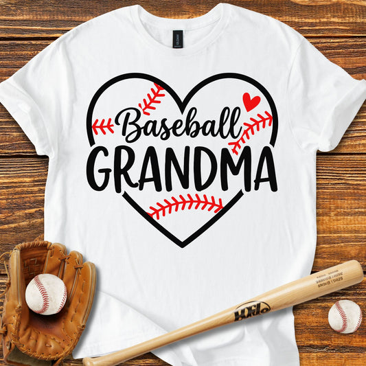 Baseball Grandma T-shirt - HomeRun PrintsT-Shirt