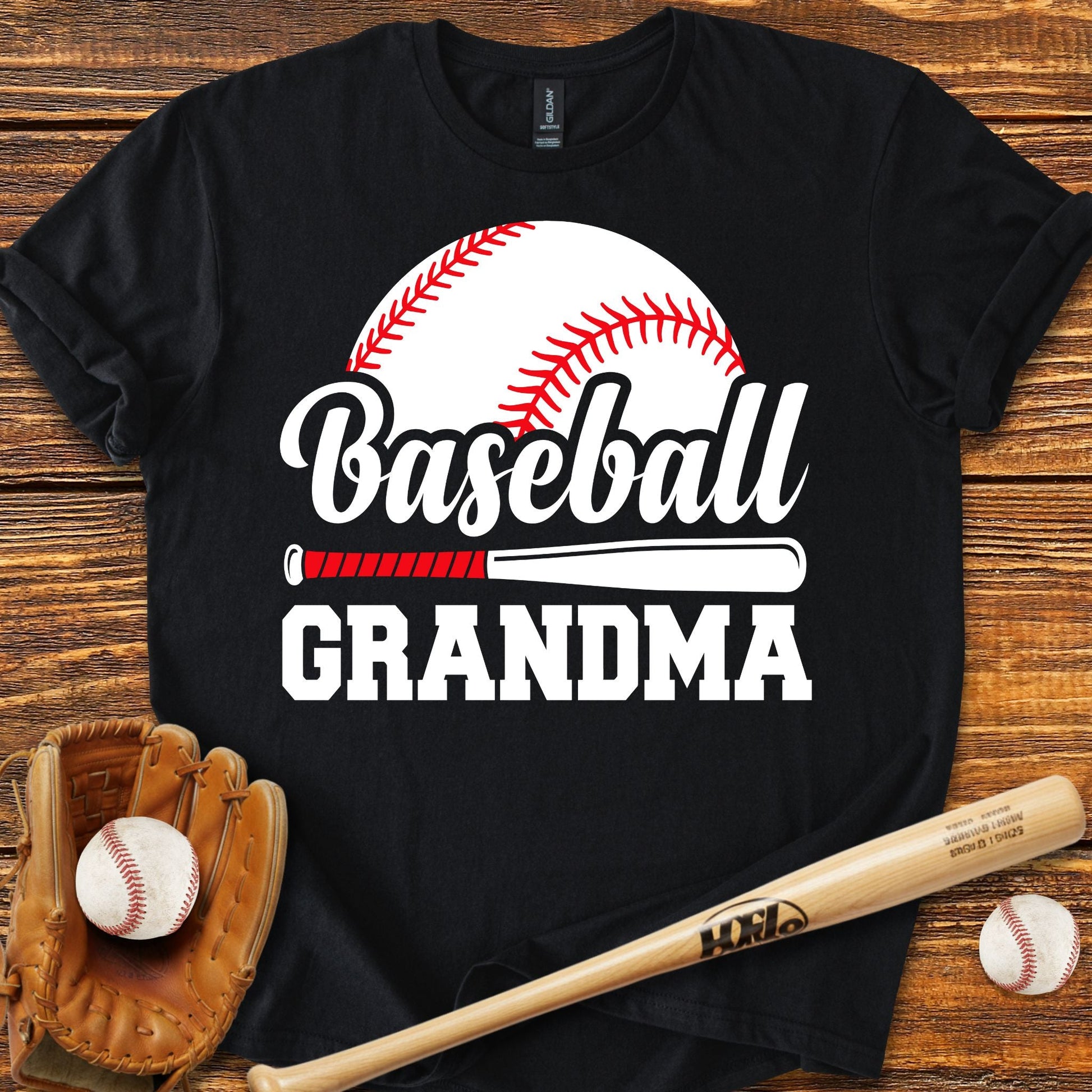 Baseball Grandma T-shirt - HomeRun PrintsT-Shirt
