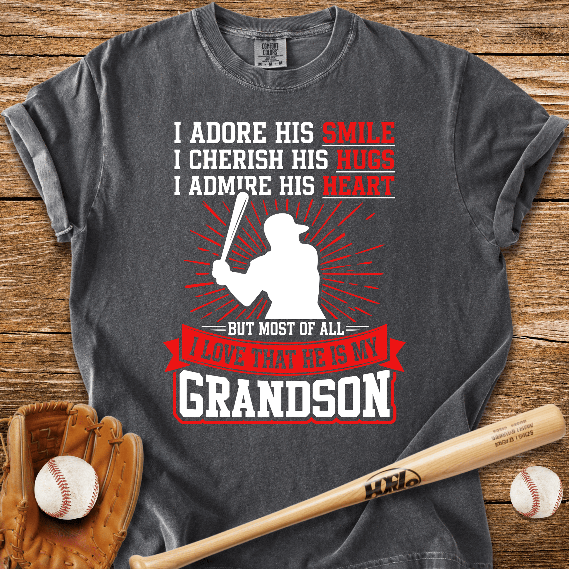 Baseball Grandma T-Shirt - HomeRun PrintsComfort Colors