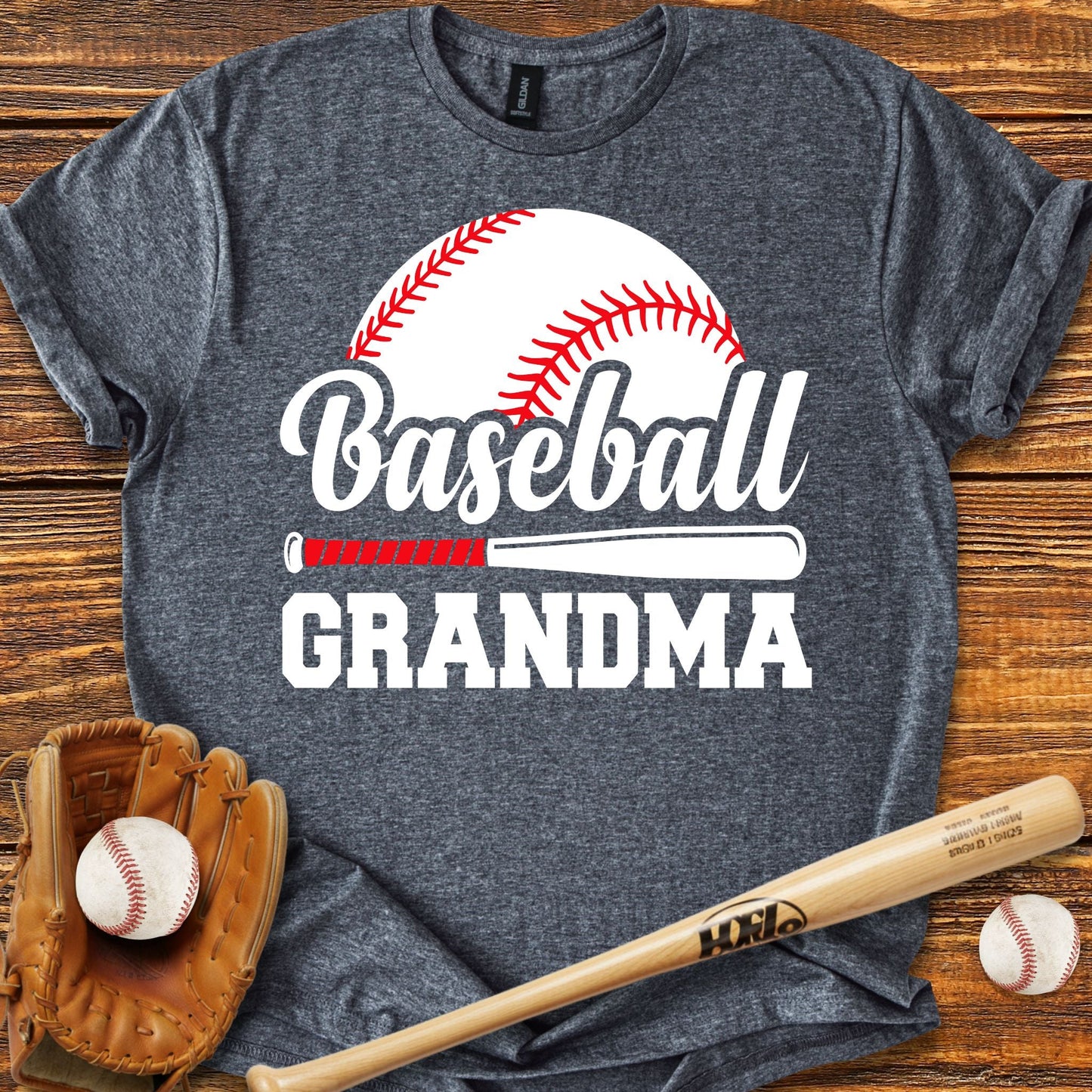 Baseball Grandma T-shirt - HomeRun PrintsT-Shirt
