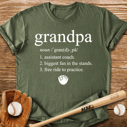 Baseball Grandpa Job T-Shirt - HomeRun PrintsT-Shirt