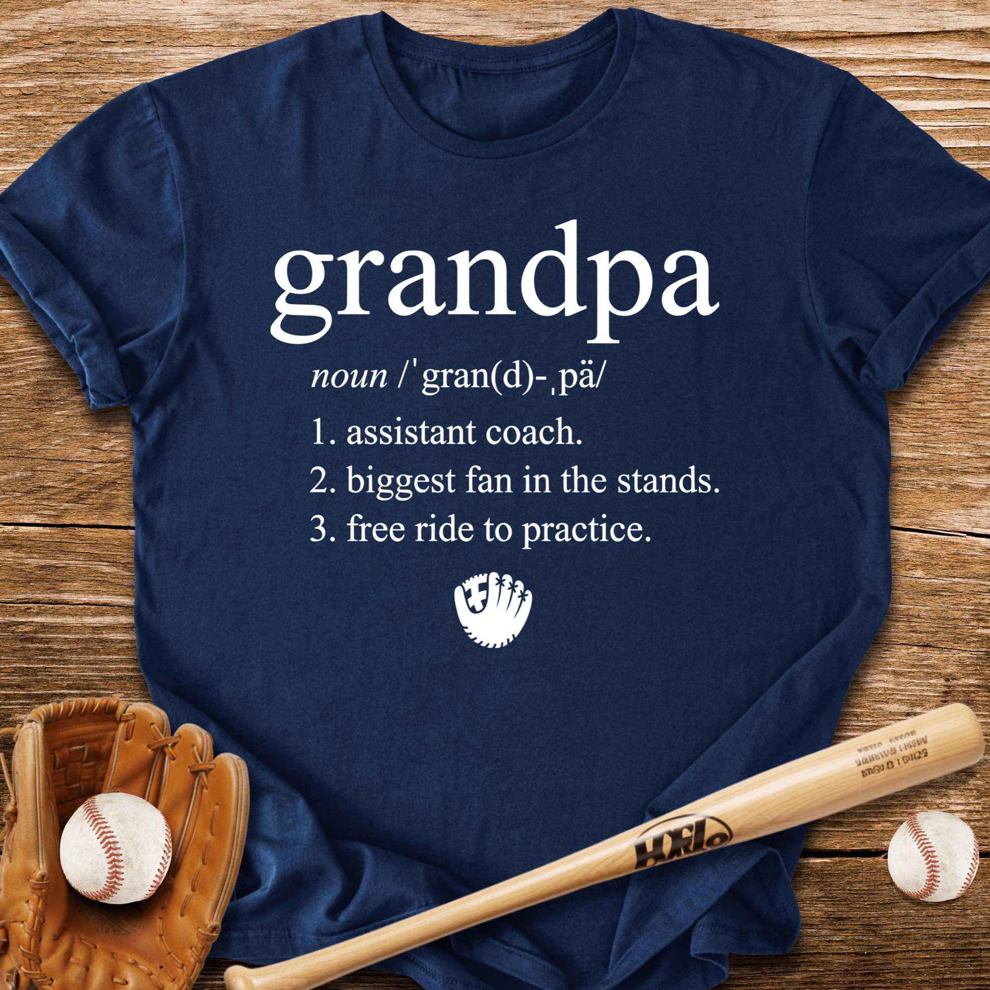 Baseball Grandpa Job T-Shirt - HomeRun PrintsT-Shirt