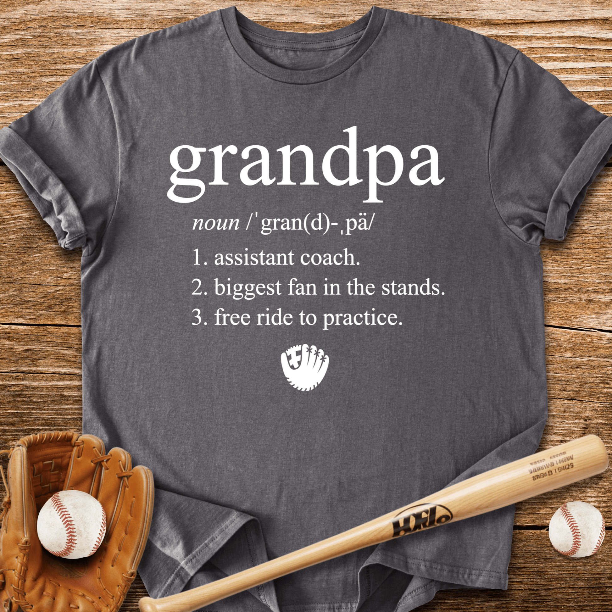 Baseball Grandpa Job T-Shirt - HomeRun PrintsT-Shirt