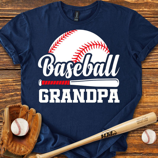 Baseball Grandpa T-shirt - HomeRun PrintsT-Shirt