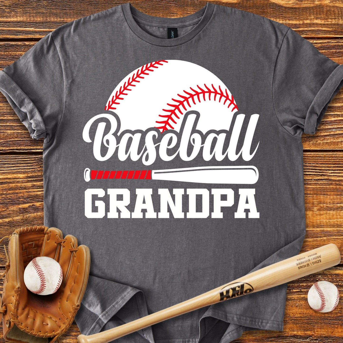 Baseball Grandpa T-shirt - HomeRun PrintsT-Shirt