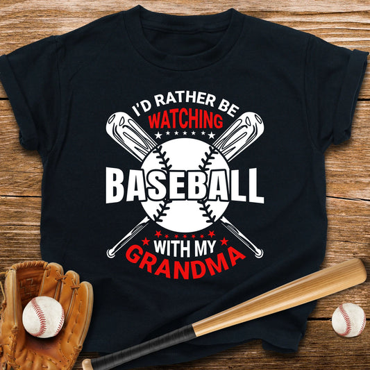 Baseball Grandson Granddaughter Youth Tee - HomeRun PrintsKids clothes