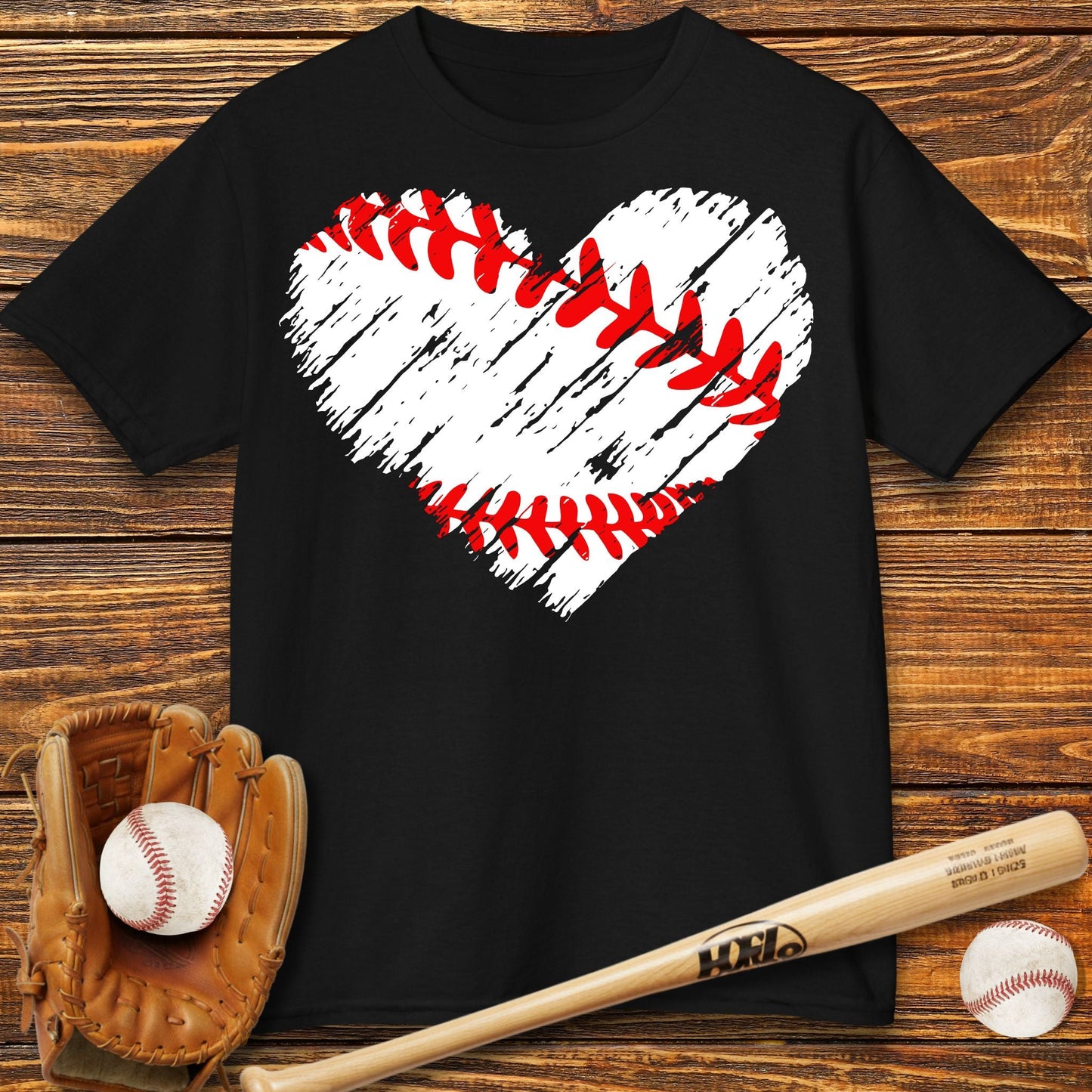 Baseball Heart Kids T-Shirt - HomeRun PrintsKids clothes