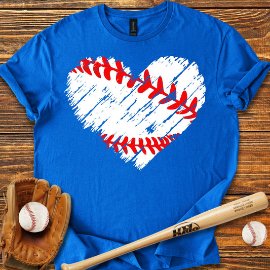 Baseball Heart T-shirt - HomeRun PrintsT-Shirt