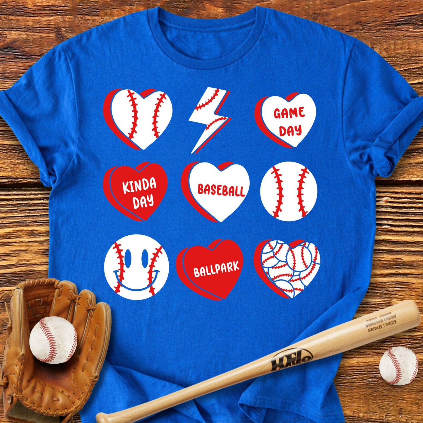 Baseball Heart T-shirt - HomeRun PrintsT-Shirt