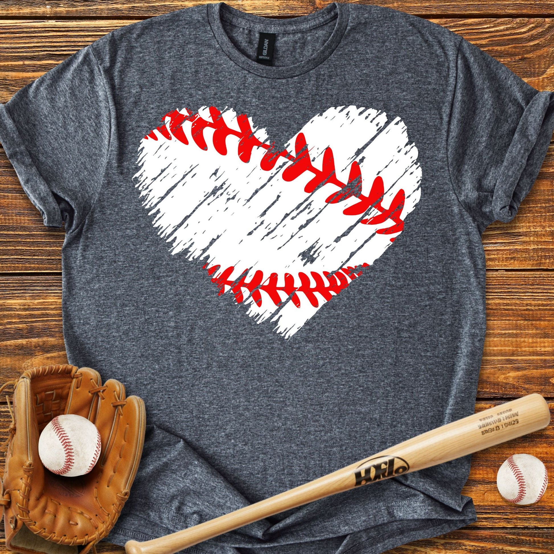 Baseball Heart T-shirt - HomeRun PrintsT-Shirt