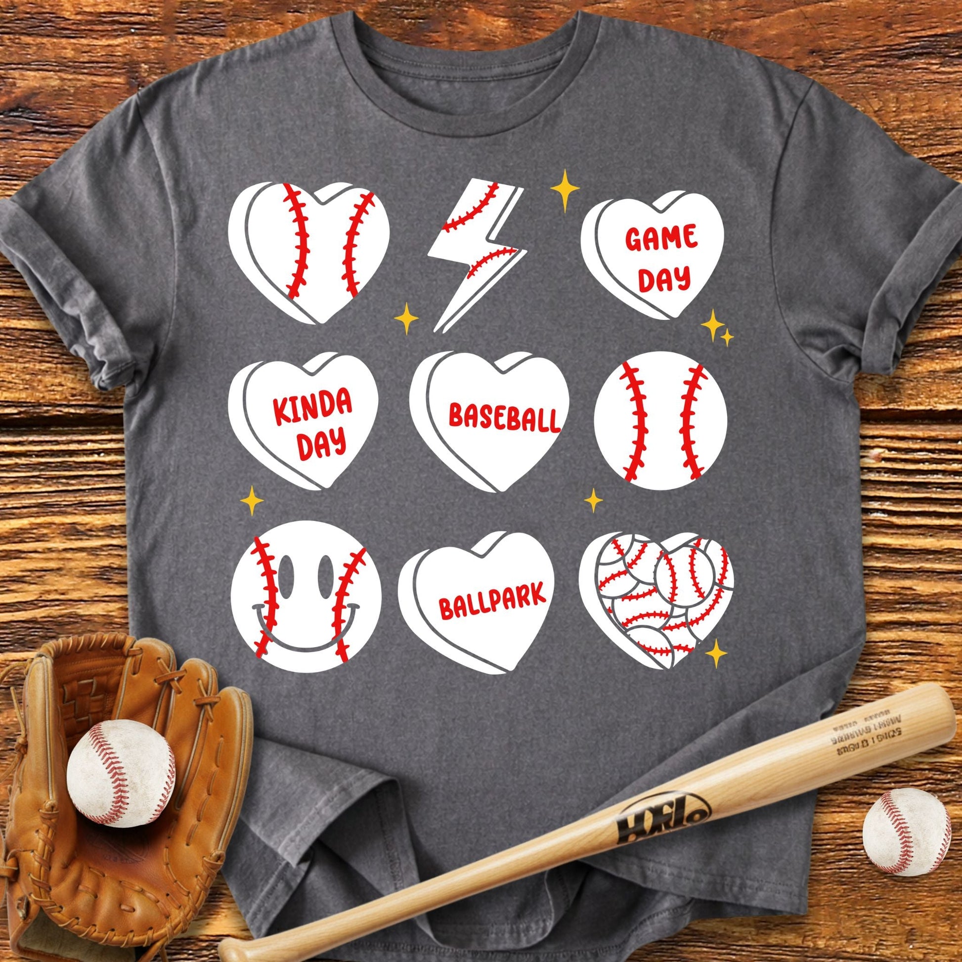 Baseball Heart T-shirt - HomeRun PrintsT-Shirt