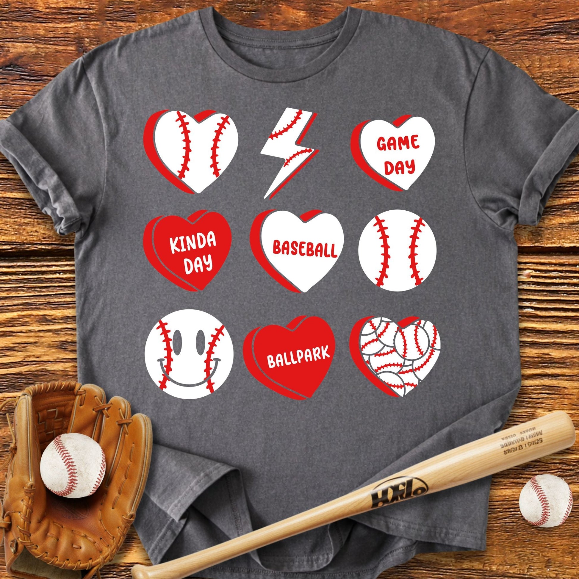 Baseball Heart T-shirt - HomeRun PrintsT-Shirt