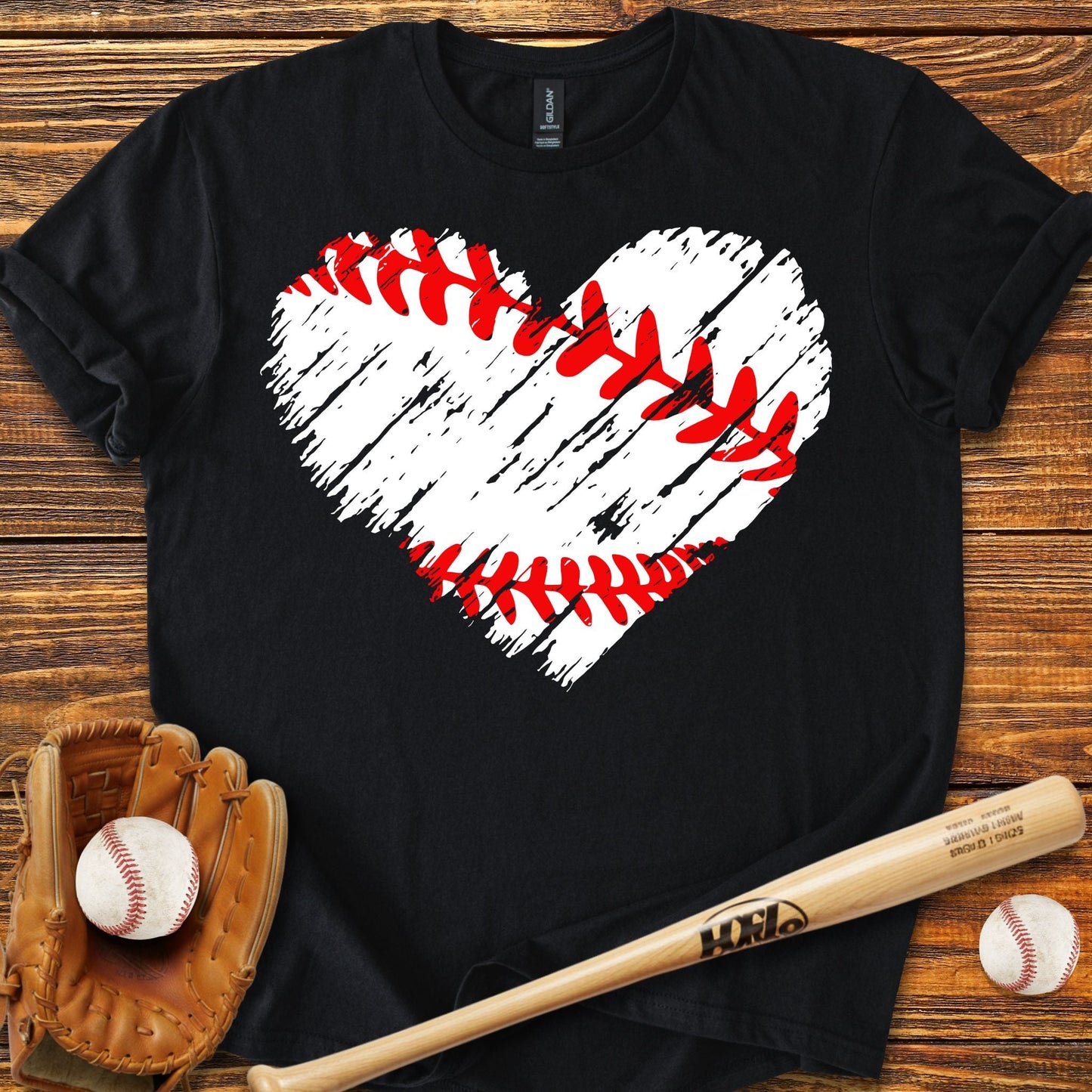 Baseball Heart T-shirt - HomeRun PrintsT-Shirt