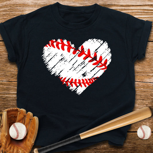 Baseball Heart Youth Tee - HomeRun PrintsKids clothes