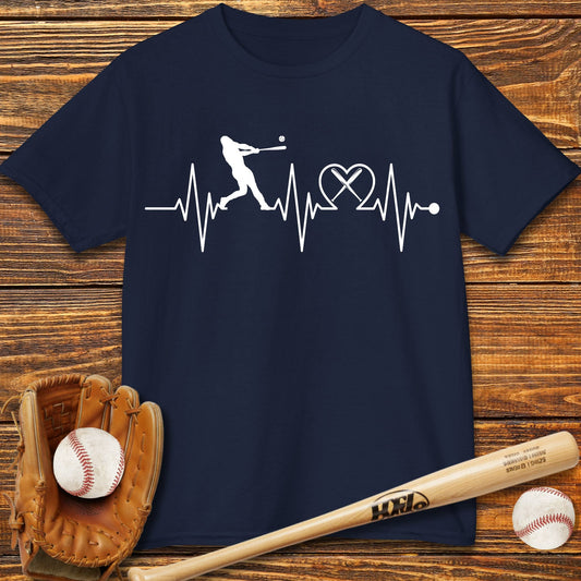 Baseball Heartbeat Kids T-Shirt - HomeRun PrintsKids clothes