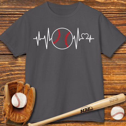 Baseball Heartbeat Kids Tee - HomeRun PrintsKids clothes