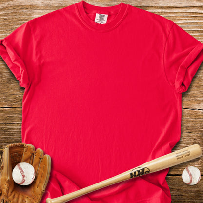 Baseball Heartbeat On Fire - HomeRun PrintsComfort Colors