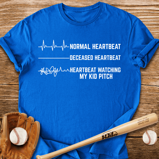 Baseball Heartbeat Parents T-Shirt - HomeRun PrintsT-Shirt