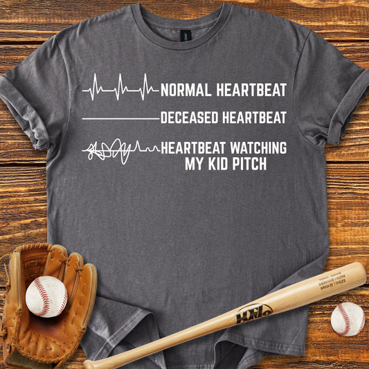 Baseball Heartbeat Parents T-shirt - HomeRun PrintsT-Shirt