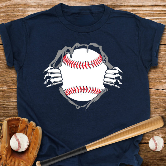Baseball Hero Chest Reveal Youth Tee - HomeRun PrintsKids clothes