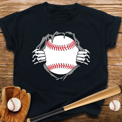 Baseball Hero Chest Reveal Youth Tee - HomeRun PrintsKids clothes