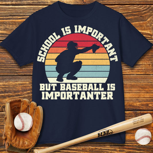 Baseball Is Importanter Kids T-Shirt - HomeRun PrintsKids clothes