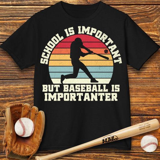 Baseball Is Importanter Kids T-Shirt - HomeRun PrintsKids clothes