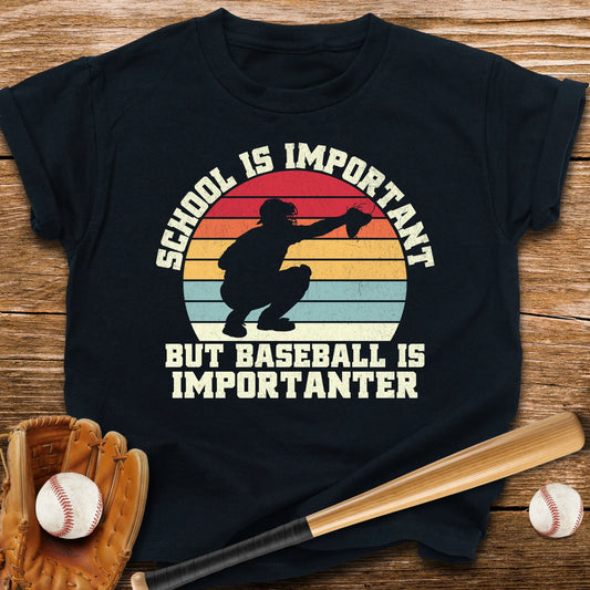 Baseball Is Importanter Youth Tee - HomeRun PrintsKids clothes