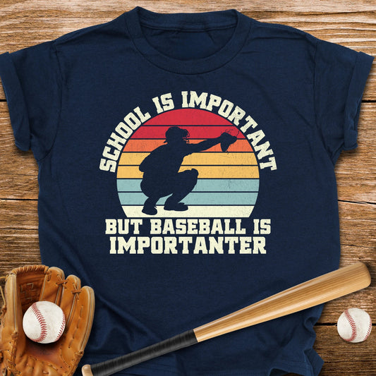 Baseball Is Importanter Youth Tee - HomeRun PrintsKids clothes