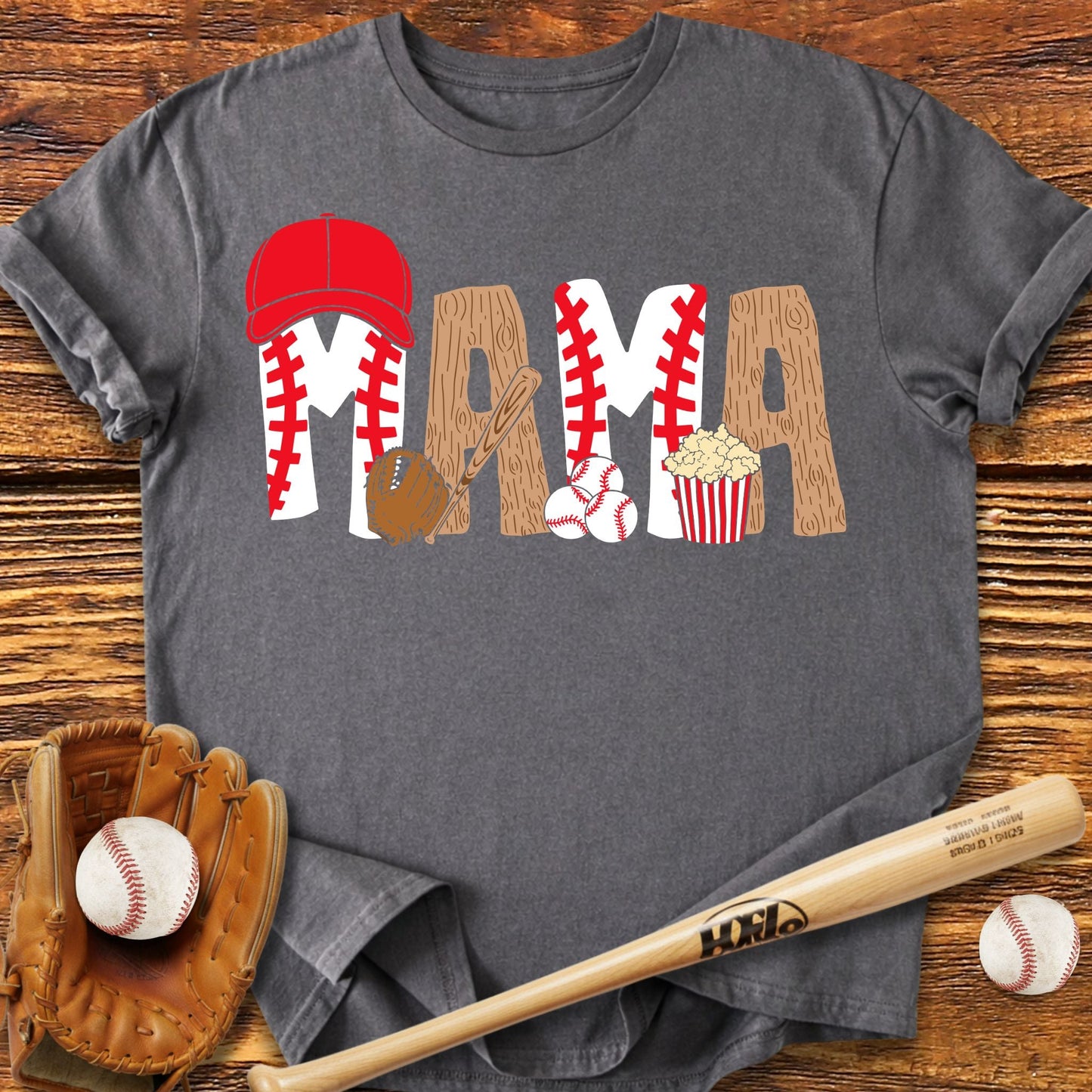Baseball Mama T-Shirt - HomeRun PrintsT-Shirt