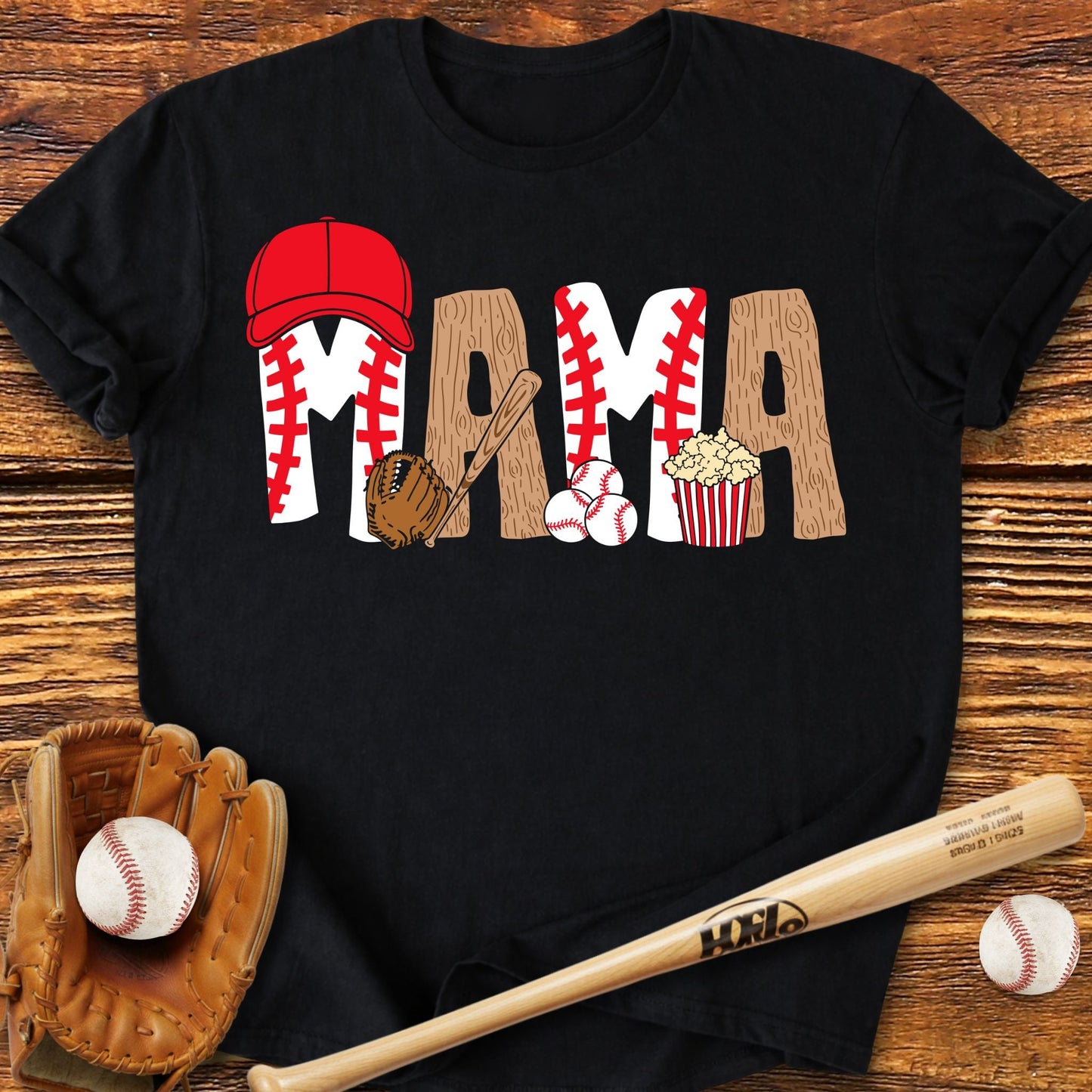 Baseball Mama T-Shirt - HomeRun PrintsT-Shirt