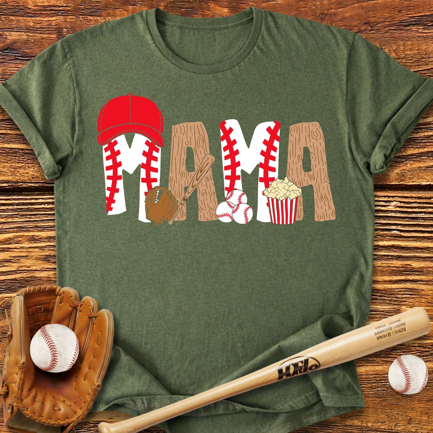 Baseball Mama T-Shirt - HomeRun PrintsT-Shirt