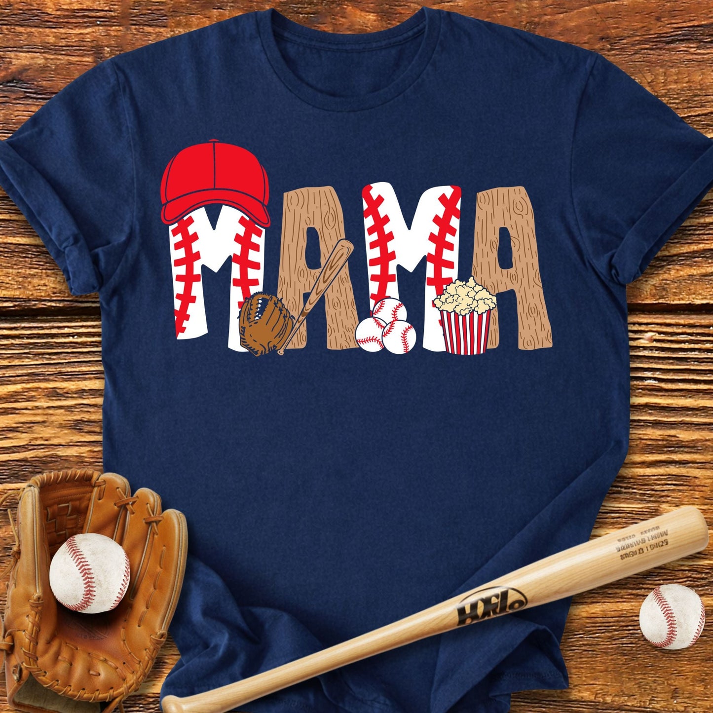 Baseball Mama T-Shirt - HomeRun PrintsT-Shirt